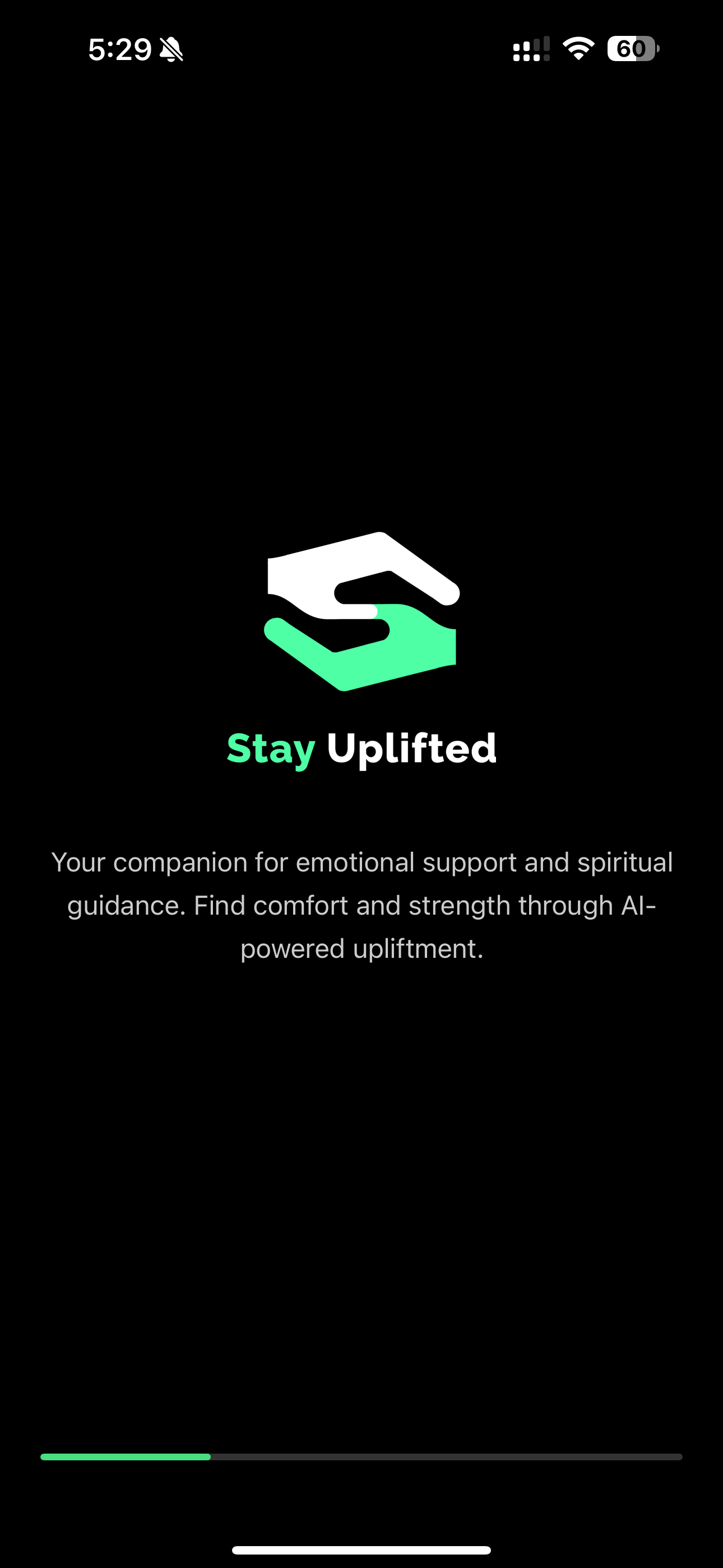 Stay Uplifted App Interface